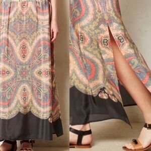 Vanessa Virginia | Paisley Print | Boho Silk | XSP | Anthropologie